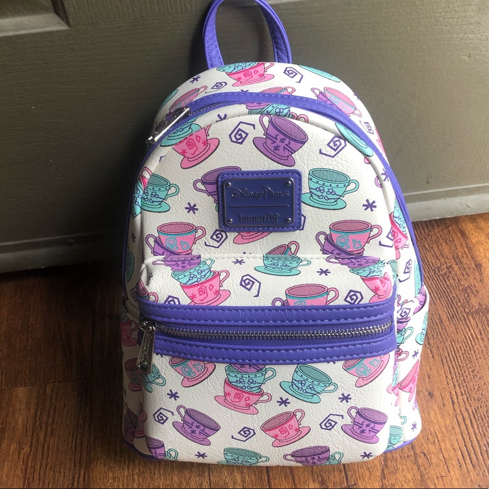Disney Mad Tea Party Mini Backpack by Loungefly